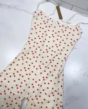 SKIMS Heart Print Fits Everybody Onesie XS thumbnail 1