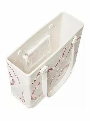 NWT Bogg Bag Bitty MVP Baseball Tote White Red Washable Sports Bag thumbnail 2