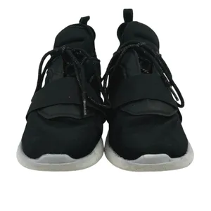 Kendall & Kylie Braydin 3 Black Mid Top Hidden Wedge Platform Sneakers Shoes 8.5 thumbnail 2