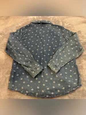 Women’s Basic Editions Brand Denim Printed Button thumbnail 7