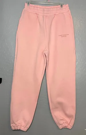 Comfrt Pastel Sweatpants oversized loungewear, Bubblegum, M thumbnail 1