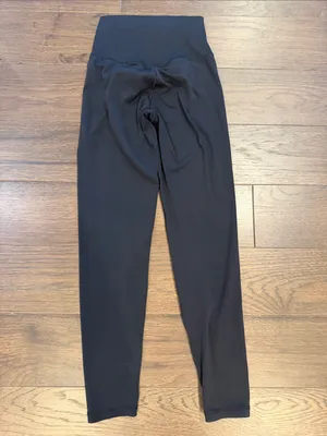 aerie Black High-Rise Leggings Size XS Short- C33-085 thumbnail 4