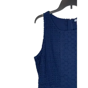 Old Navy Women's‎ Dress Short Fully Lined Sleeveless Scoop Neck Cotton Blue 12 thumbnail 3
