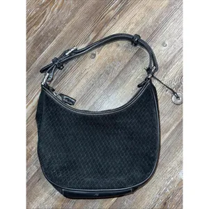 The Sak Boho Hippie‎ Black Leather Equestrian Western Shoulder Hobo Y2K Bag thumbnail 7
