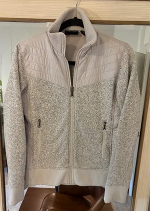 Marmot Jacket Women's Sz Small Gray Full Zip High Neck Zipper Pockets Thick Warm thumbnail 1