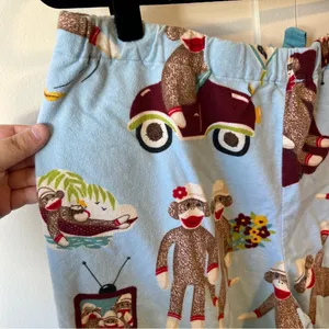 Nick & Nora Women’s Sock Monkey Bowling Slumber Pajama Pants Size‎ Large thumbnail 11