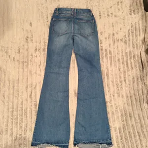 Sincerely Jules‎ Women Medium Wash Raw Hem Flare Jeans Size 1/25 Blue Wide Leg thumbnail 3