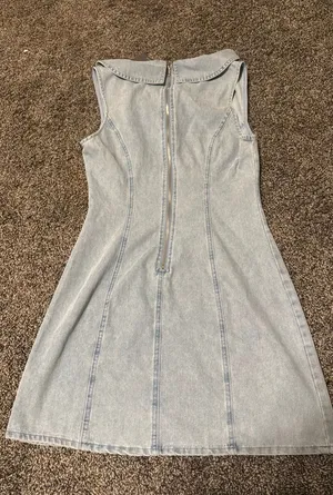 denim dress Blue thumbnail 1