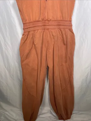 Free People Movement Womens Miss Me Yet Jumpsuit Oversized Small thumbnail 7