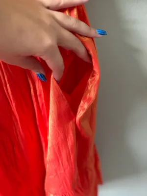 Day + Moon Bow Orange Dress thumbnail 4