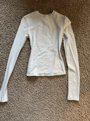 SKIMS Cotton Jersey Long Sleeve T-Shirt thumbnail 2