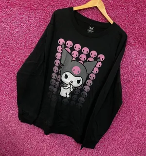 Kuromi skulls Crewneck sweater size 2x thumbnail 3