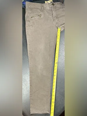 Democracy “AB”technology Women’s Size 10 Gray Mid Rise Zip Pockets Stretch Jeans thumbnail 3