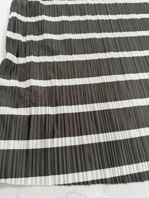 Sanctuary green and White Striped Pleated Crewneck Tank thumbnail 3