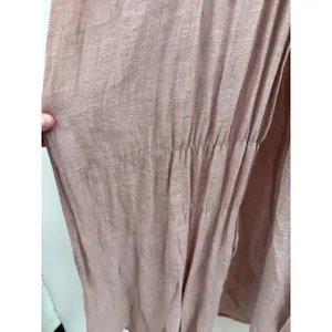 Alya‎ Duster Cardigan L/XL Dusty Rose Lace Trim Boho Open Front Maxi Kimono thumbnail 7