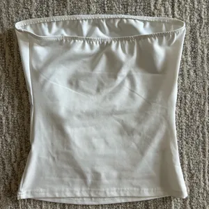 White SHEIN tube top thumbnail 2