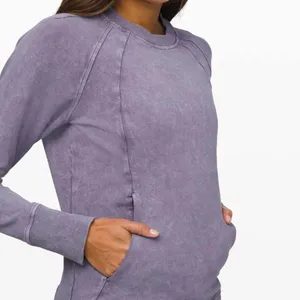Lululemon Washed Purple Quartz Scuba Crewneck Sweatshirt - Size - 6 thumbnail 2