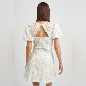 En Saison Adina Lace Mini Dress in White Size Small NWT thumbnail 8