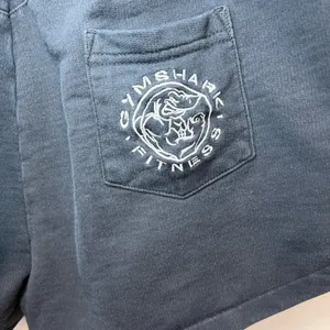 Gymshark Legacy Shorts Black Pull On Drawstring Terry Embroidered Logo Gym Small thumbnail 10