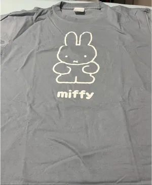 Miffy Tee Gray Size M thumbnail 1