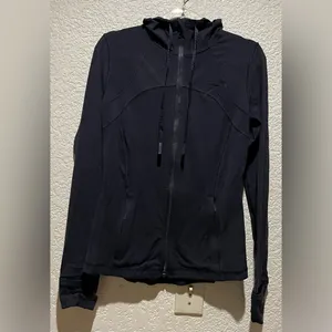 Lululemon Define Hooded Full Zip Jacket Nulu in Black Size 6 thumbnail 6