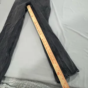 Abercrombie & Fitch Curve Love 90s Straight Ultra High Rise Jeans Black 28‎ 6R thumbnail 8