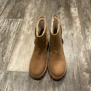 Sun + Stone Brown Winter Boots Size 8 Tan thumbnail 12