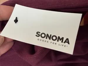 NWT Sonoma Ribbed Scoop-Neck Tee in Plum Size XL thumbnail 4