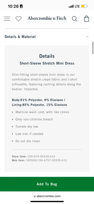 Abercrombie Dress Mini thumbnail 5