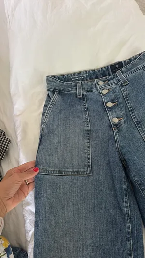 AG Adriano Goldschmied jeans wide leg crop size 25 thumbnail 10