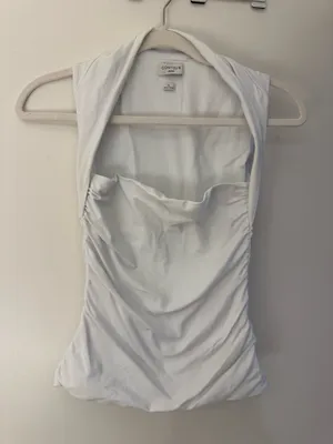 Aritzia Original Contour Flourish Top in White thumbnail 2