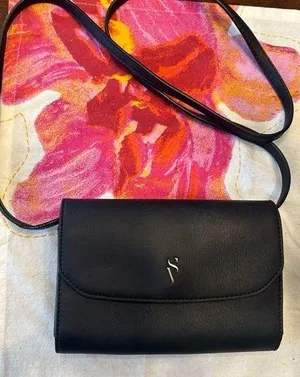 Vera Wang Small Black Crossbody Bag thumbnail 1