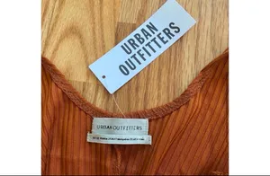 NWT Urban Outfitters Rust Ribbed Scoop Neck Maxi Dress - Medium thumbnail 5