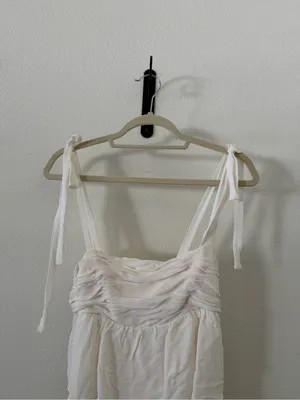 REFORMATION Avni Dress In White thumbnail 6