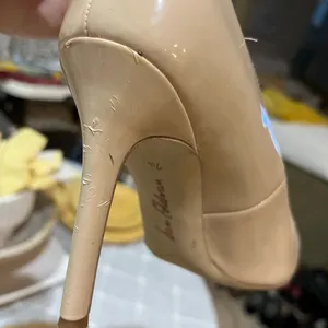 Sam Edelman Patent Nude Pointed Toe Pumps Heels Sz 7.5 thumbnail 9