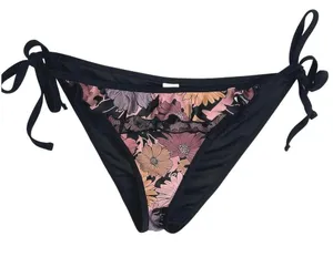Asos Multicolor Floral Ruffle Tie Beach Summer Two Piece Bikini Set Swimwear 4 thumbnail 5