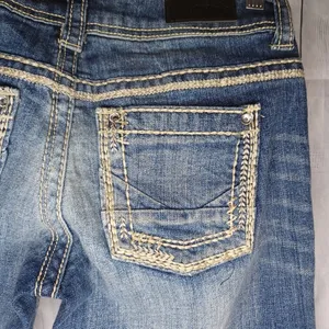 Daytrip Lyra Low Rise Bootcut Classic Blue Y2K Denim Jeans thumbnail 12