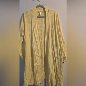 Gilligan & O'Malley Yellow Women's Cardigan thumbnail 3