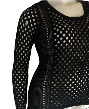 Rock & Republic Fish Net Top thumbnail 3