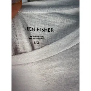 Eileen Fisher Organic Cotton Tee Large Minimalist Capsule Wardrobe‎ White thumbnail 2
