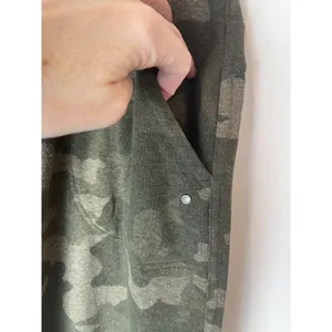 Prana Sage Green Camo Hemp‎ Blend Cozy Up Ankle Pants Joggers Size XS thumbnail 7
