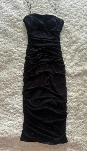B Darlin Sparkly Midi Dress thumbnail 1