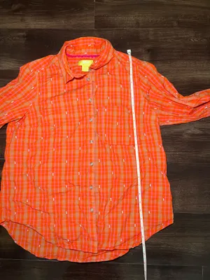Maeve by Anthropologie Plaid Button down Size 12 thumbnail 6