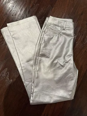 Metallic Jeans Silver Size M thumbnail 4