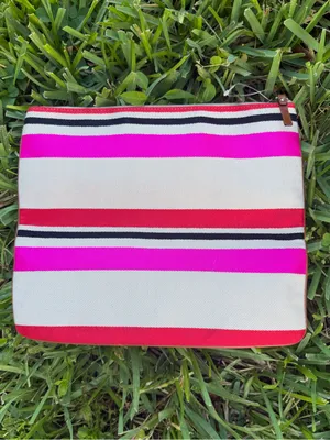 Kate Spade New York Adrianne Oak Island Stripe Clutch thumbnail 2
