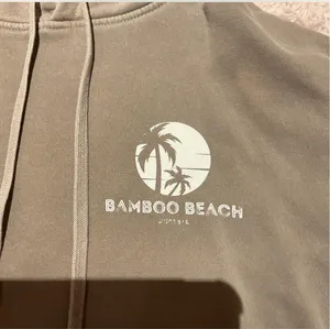Bamboo Beach Juice Bar Hoodie Green Size M thumbnail 3