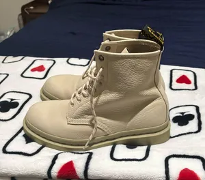 Men’s Tan Dr. Martens Lace-Up Ankle Boots thumbnail 2