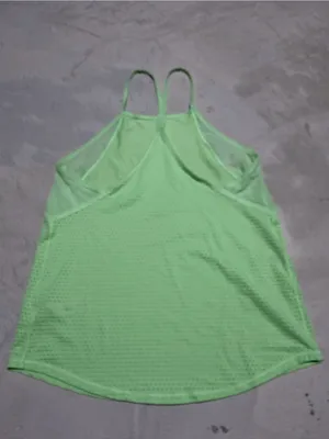 Athleta bright Green workout Tank Top XS thumbnail 5