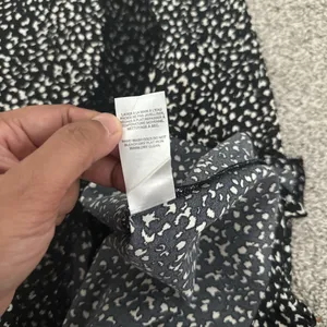 Garage Black and Off White White Satin Midi Skirt thumbnail 8