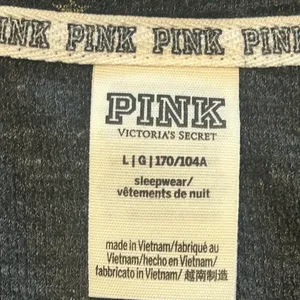 Victoria’s Secret PINK “ I’ve been goodish”playful cheeky holiday sleep shirt L thumbnail 7